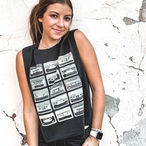 Prince Peter black cassette muscle tank